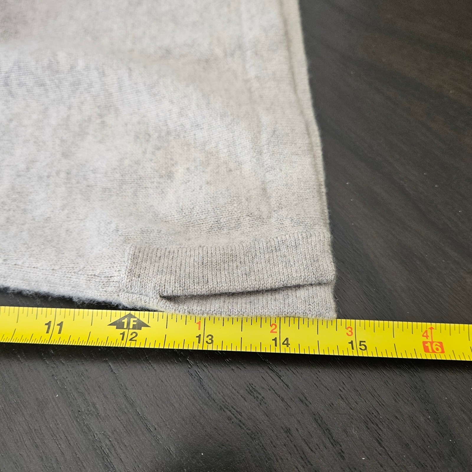 Vtg J.Crew 100% Cashmere Gray Sweater XXS FALL 2004 AS-IS Read Description