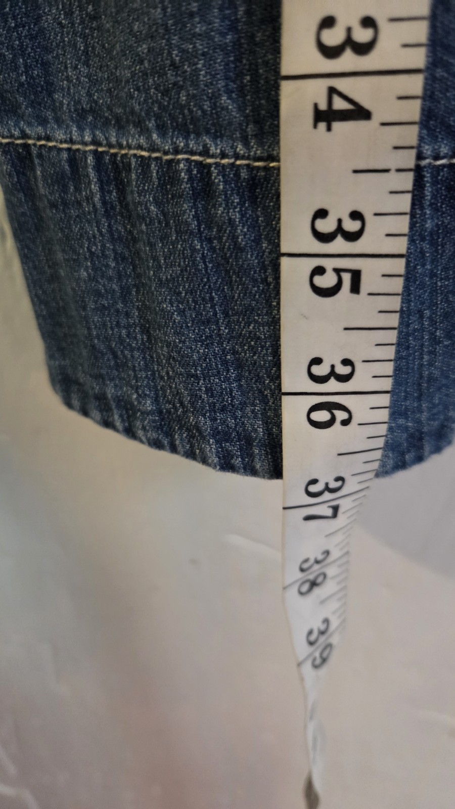 Vintage CHAPS Denim Midi Full Button Skirt 90s Y2k Size 14 Western Cowgirl