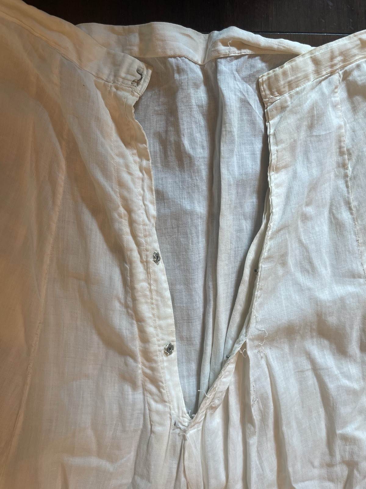 White Cotton Petticoat Slip Underskirt with Lace Hem, Lingerie Dress Style