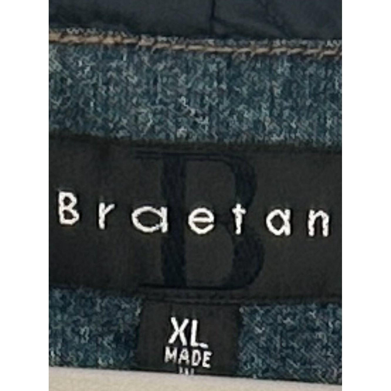 Braetan Penny Lane Style Faux Shearling Lined Denim Jacket XL Y2K Boho Indie