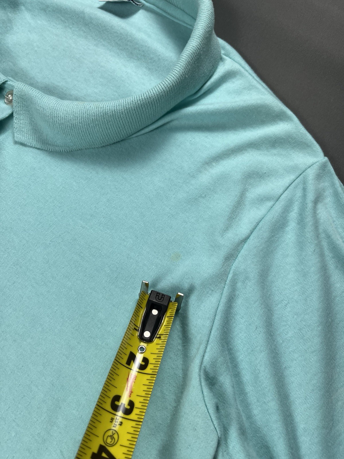 Vintage Chesterfield Woman Polo Shirt Size XL USA Made 80s Preppy Pastel