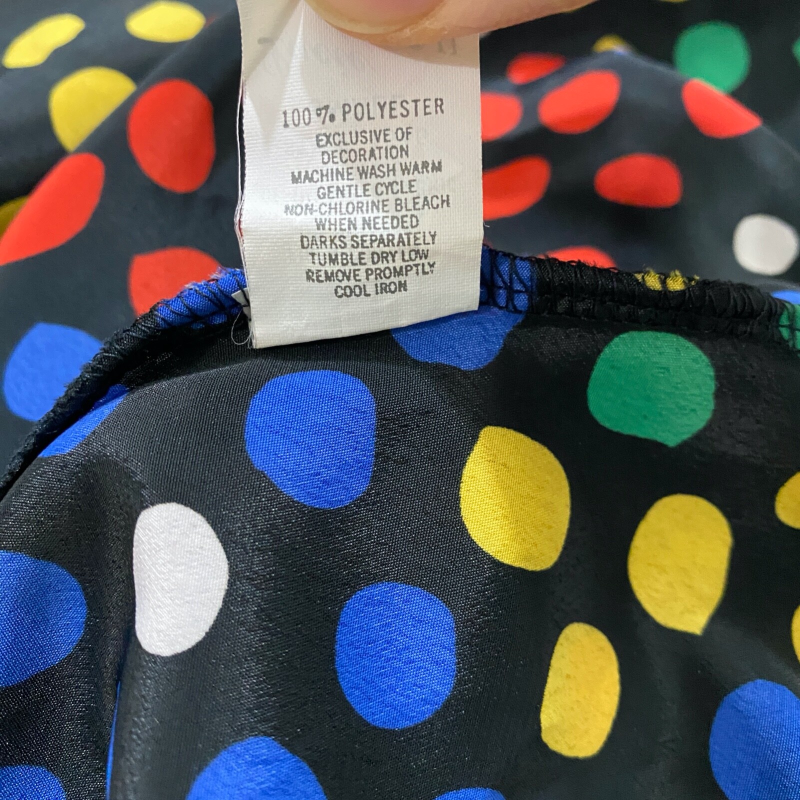 Lucie Ann II Vtg 70s Racerback Tennis Skater Knee Length Polka Dot Novelty Dress