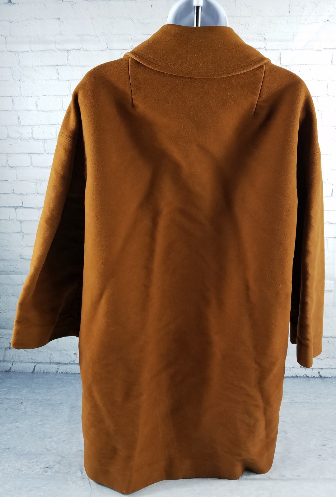 Betty Rose Montoro Suede Large L Soft Deep Harvest Orange Brown Coat Vintage