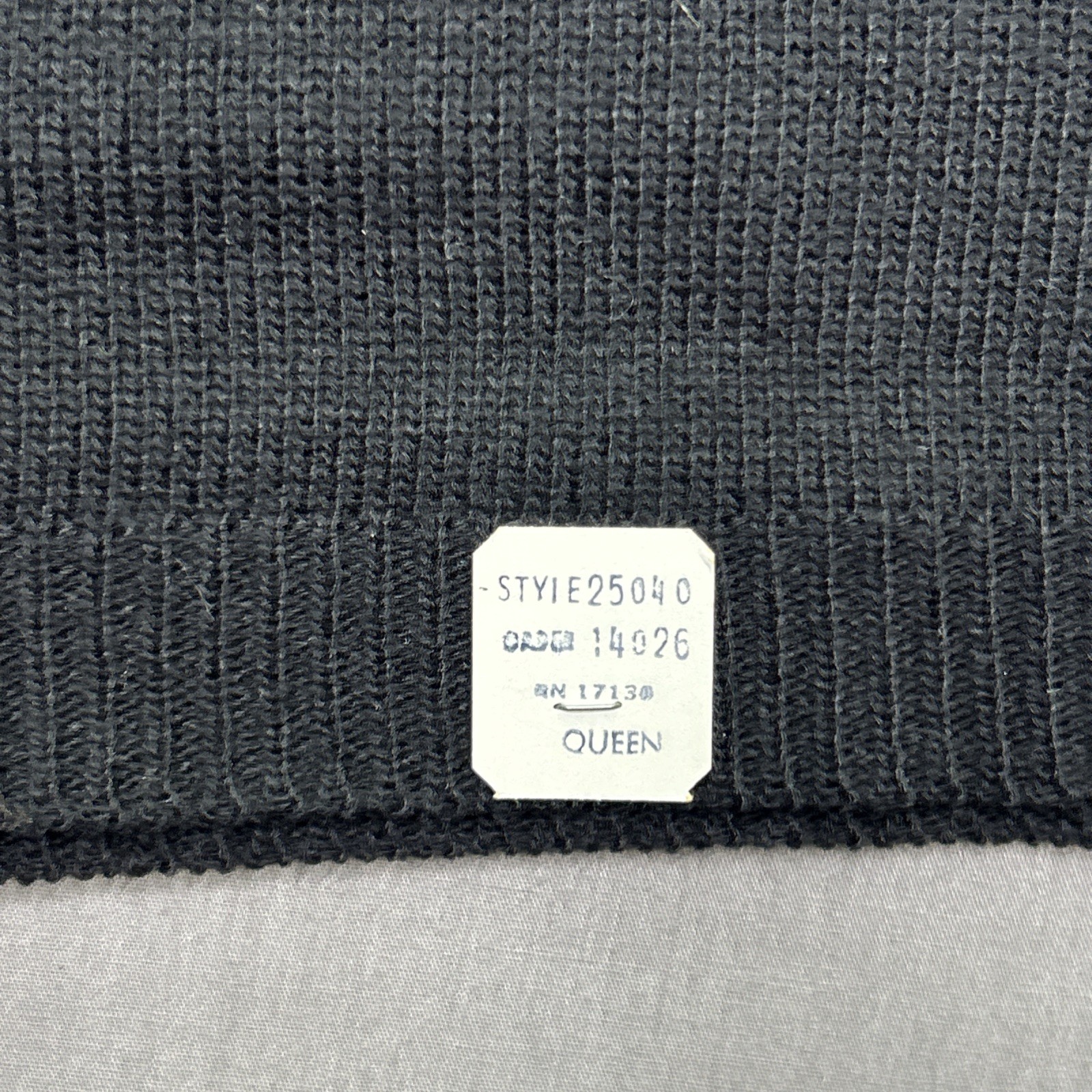 TRUE NOS Vintage 60s 70s Koret of California Zip Neck Sweater XL Talon Acrilan