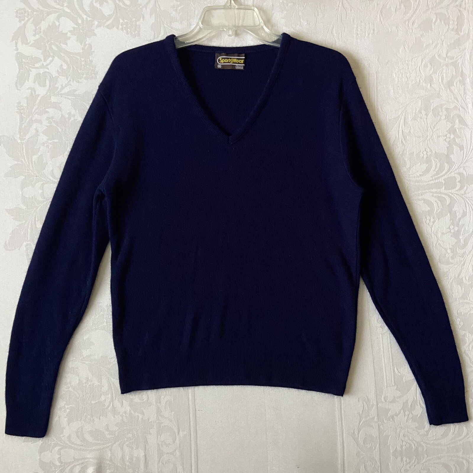 Vintage Sears Sportswear Sweater Blue Long Sleeve Women M Chest 39 Length 25 Y2K