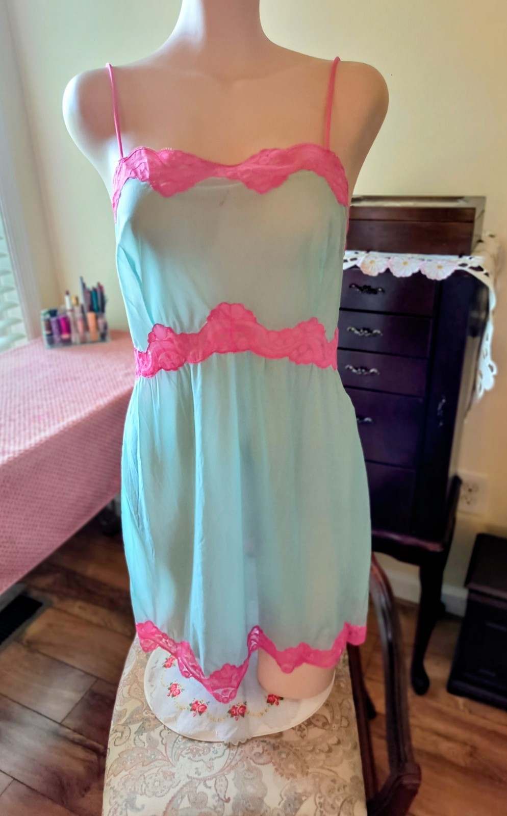 Vintage EMILIO PUCCI FORMFIT ROGERS SLIP NIGHTIE Babydoll