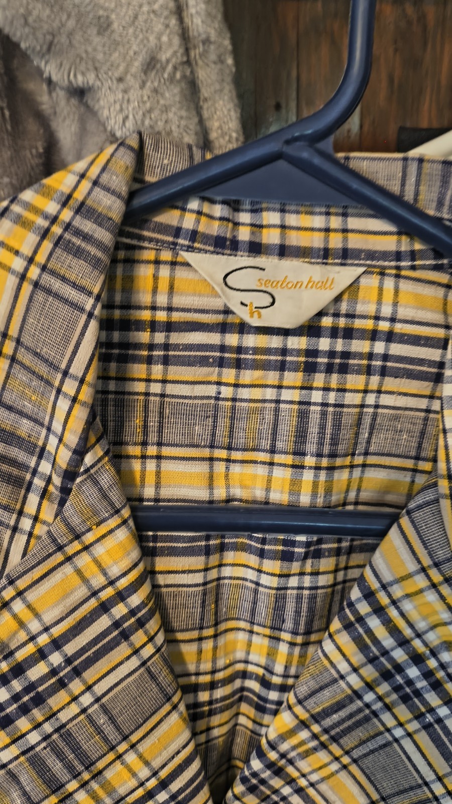 Vintage 70s Campus Casuals of California Plaid Blazer Jacket M