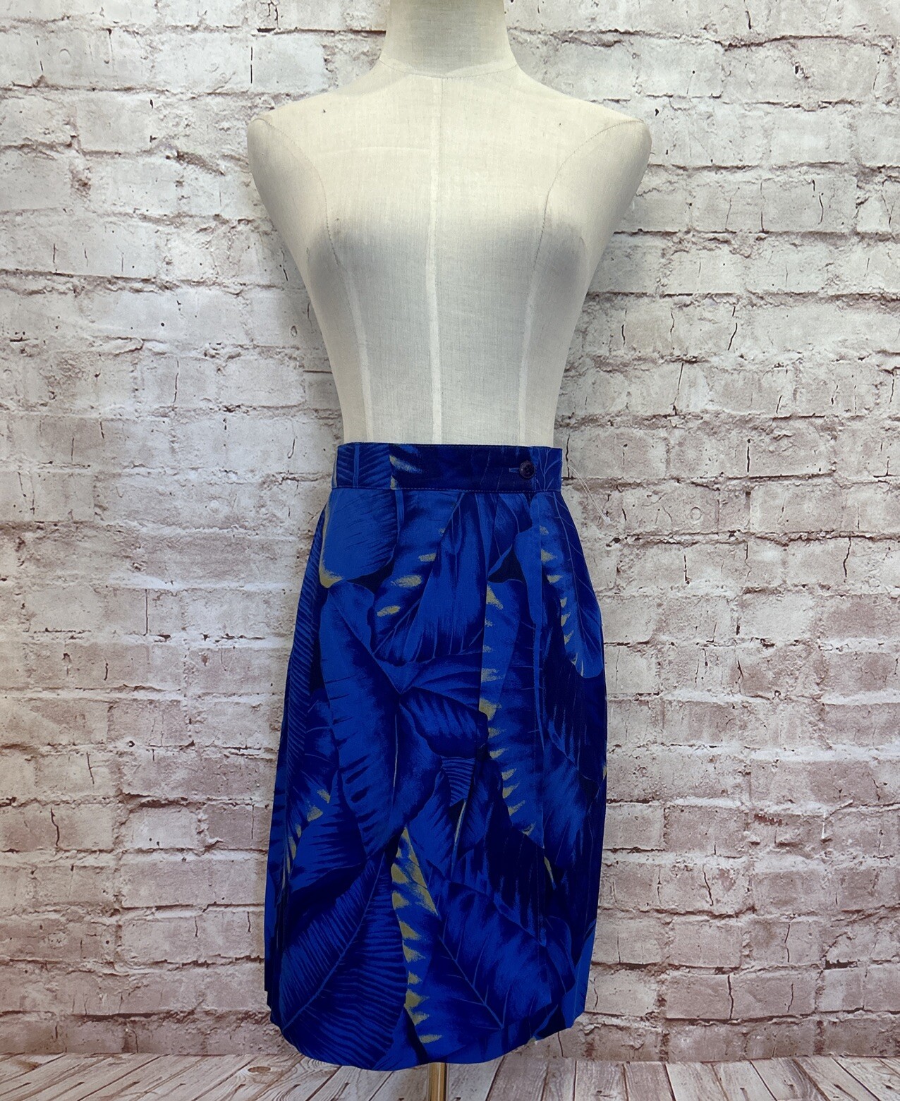 Vintage SUNG SPORT by Alfred Sung True Sarong Wrap Skirt Tropical Floral Size 6