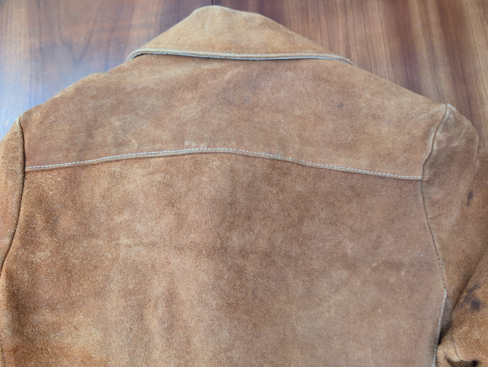Vintage Tan Suede Hippy Boho Western Gothic Belted Safari Jacket 70s Women S