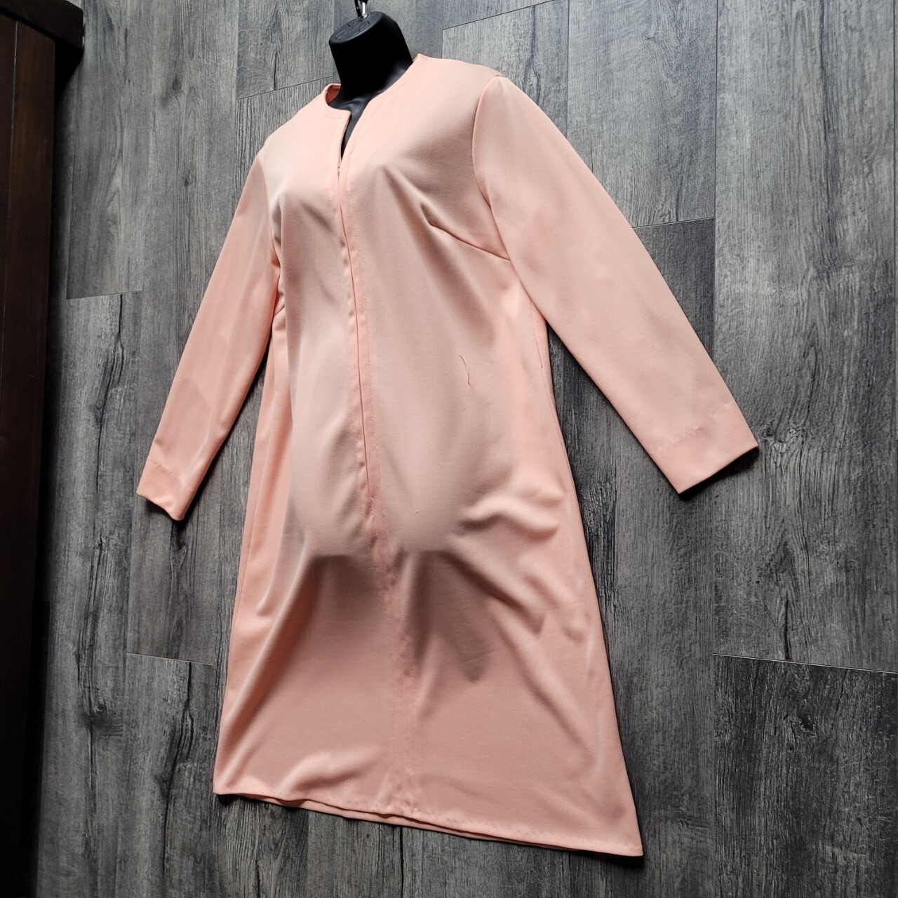 Vintage 50’s 60’s Smarty Togs of Texas Dress & Vest Set Coral Checked Women’s 22