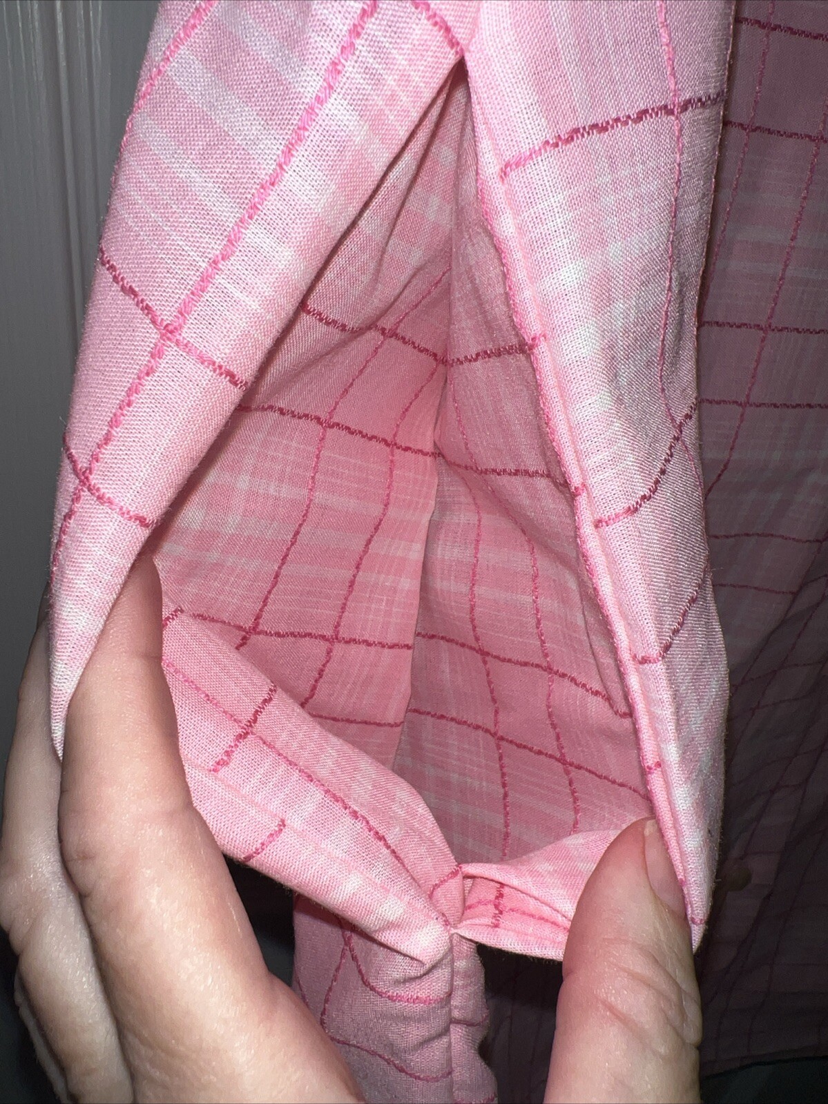 Vintage Woman’s Gaymode Penneys Nightgown Robe Pink Pockets No Size