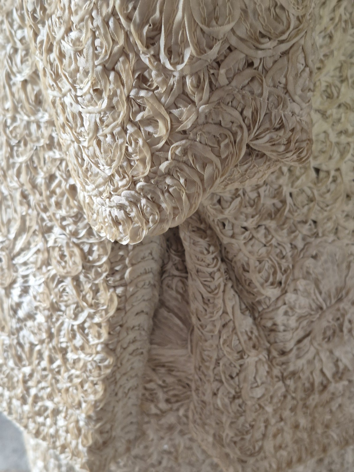 1950’S 3 PIECE WOMANS SUIT made By Kobren SATOUCHE Lace, White Mink,…