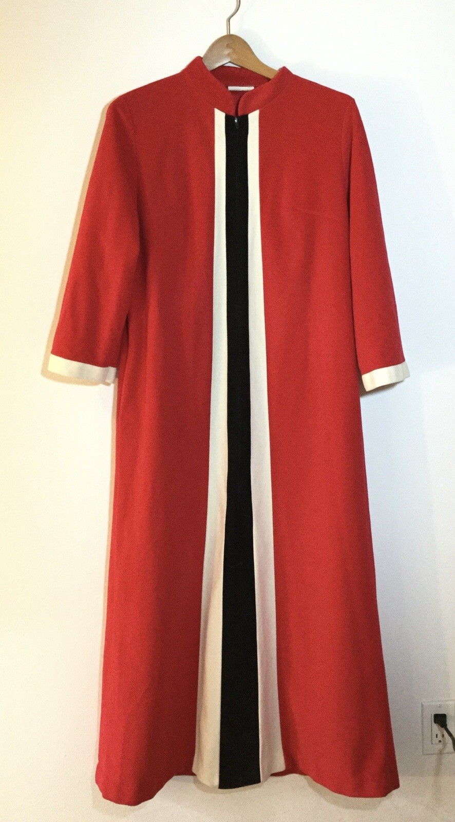 Vintage JC Penney 70s Loungewear Long Housecoat Robe Gown Mumu Retro Long (109)