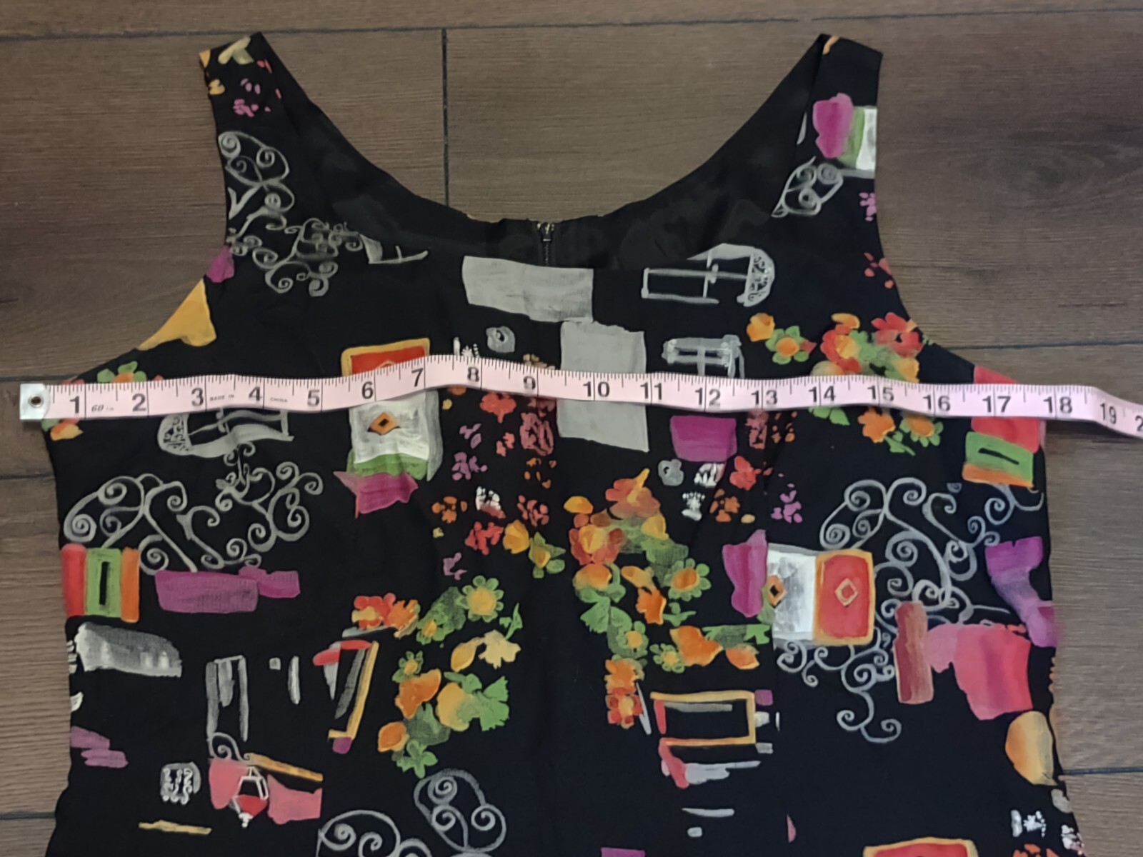 Vtg Rabbit Rabbit Rabbit Designs Size 10M Dress, 90s Floral Pattern, Grunge!