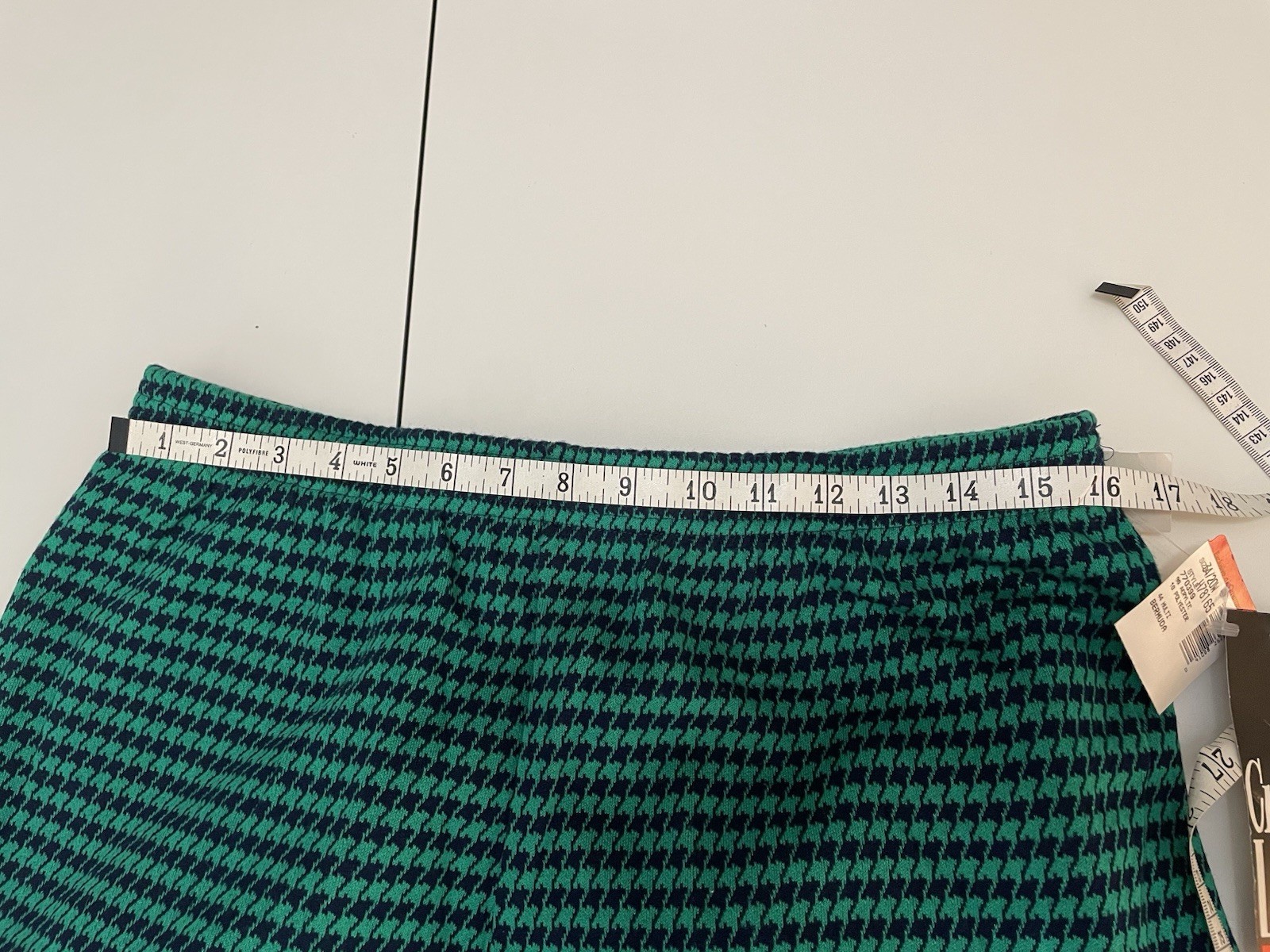 VTG 1990s Herringbone Knit Punk Grunge High Rise Pull On New w/ Tags Pants L/XL