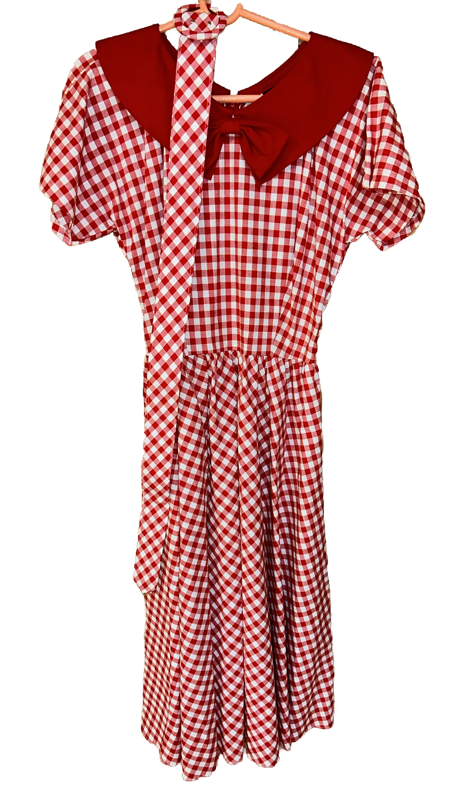 Vintage 90’s Picture Me Women’s Red Checkered Dress