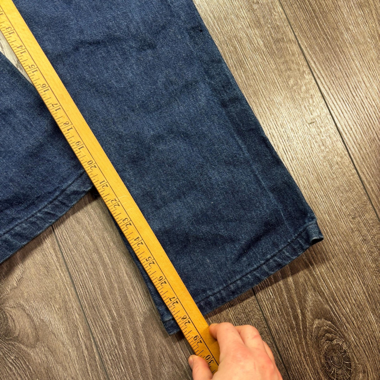 Vintage Male Pearl Snap 1970s Denim Jeans Western 30 x 28 Rare