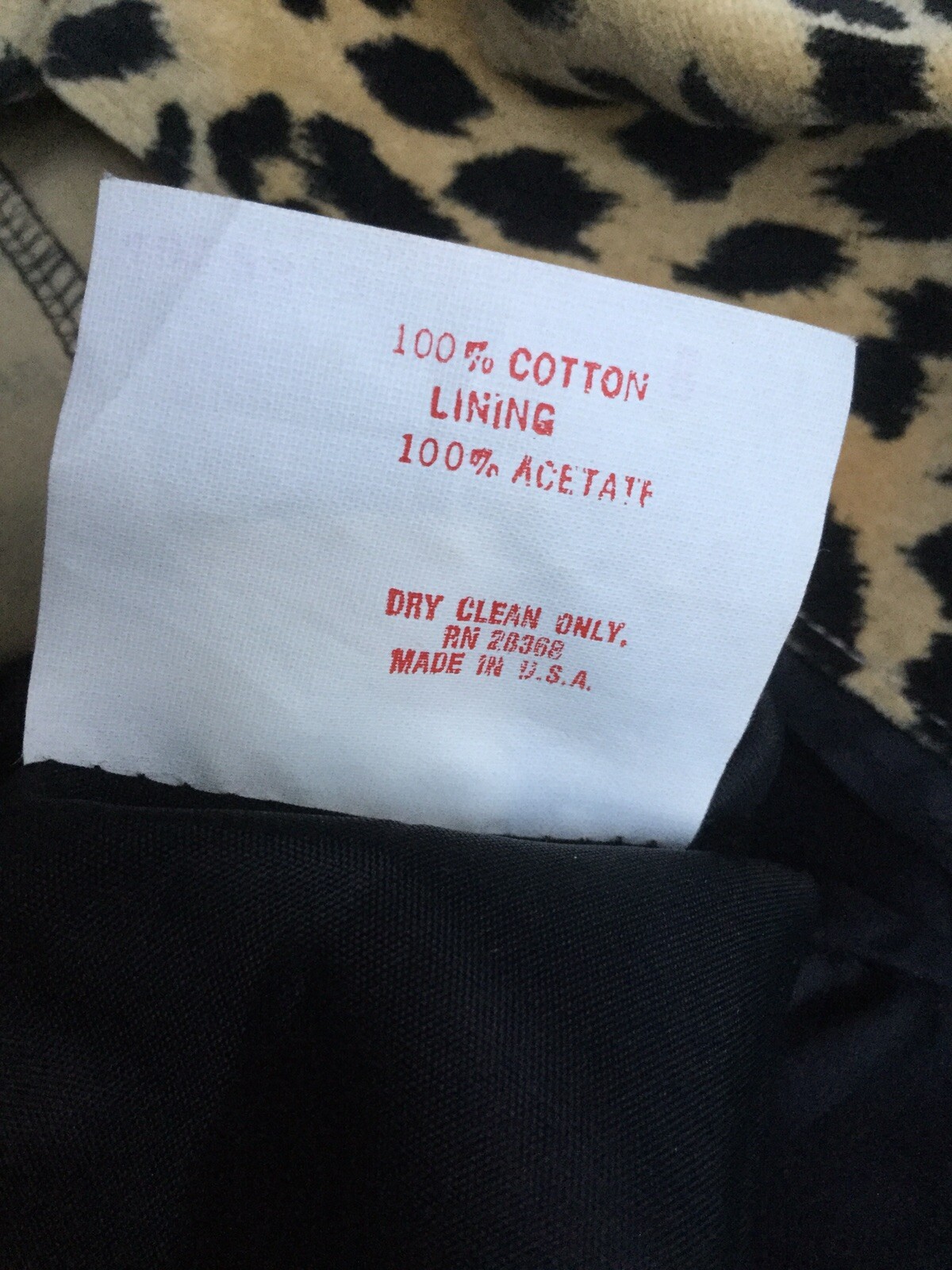 Misty Lane Velvet Cheetah Dress, Size 8, velvet leopard print vintage