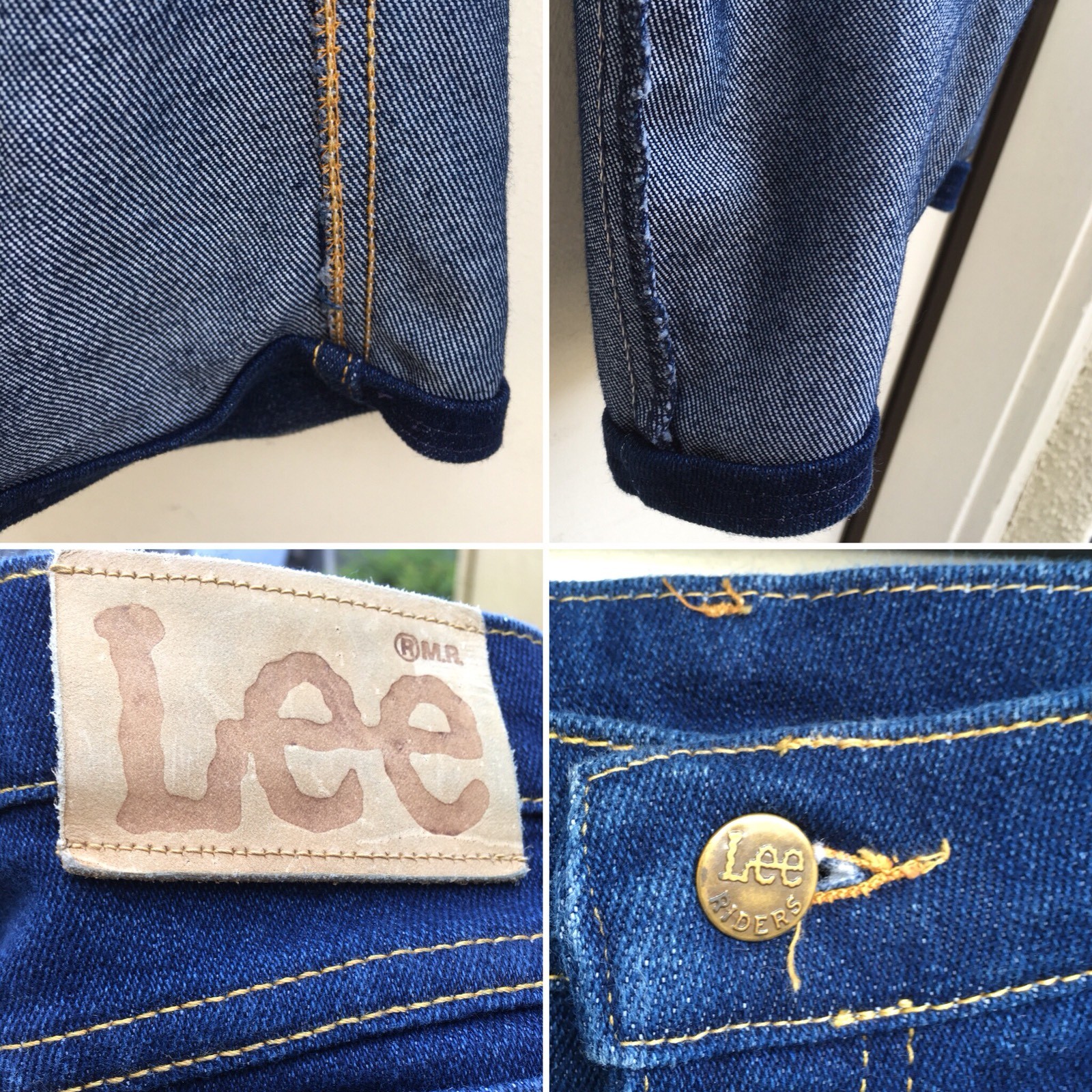 Vintage Lee Riders Jeans High Waist Made In USA Sz 14 30 Waist Up To 31