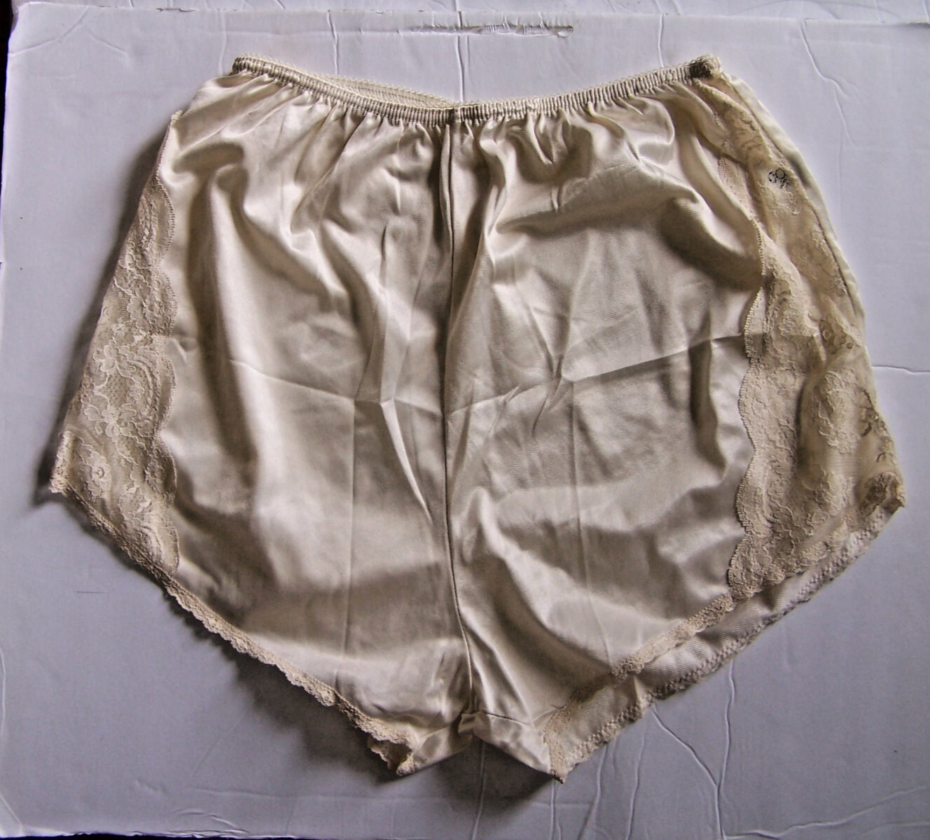 1940s Tap Pants Vintage Nylon GOTHAM Sexy Lingerie Lace Sides Lingerie Boudoir