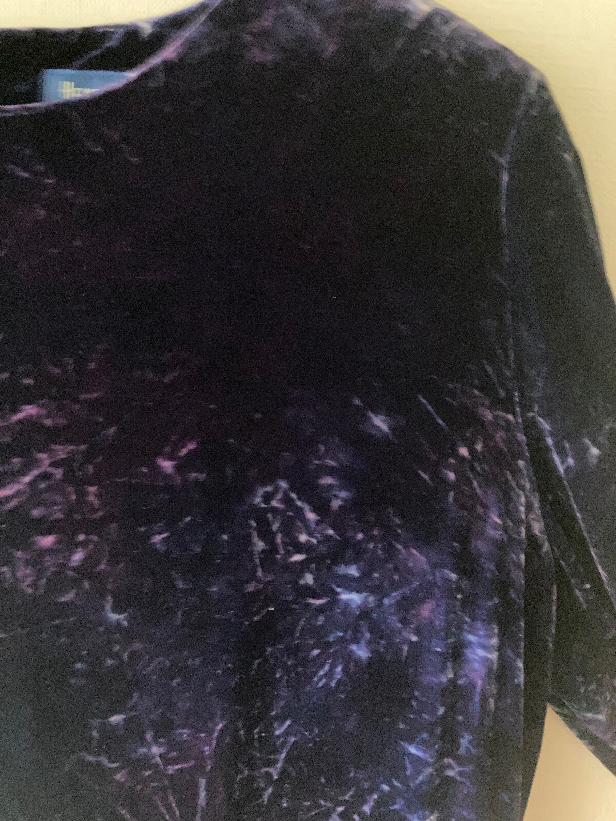 100% Silk High Grade Women’s Velvet Dress Vintage Leman Japan-made Cupra Lining
