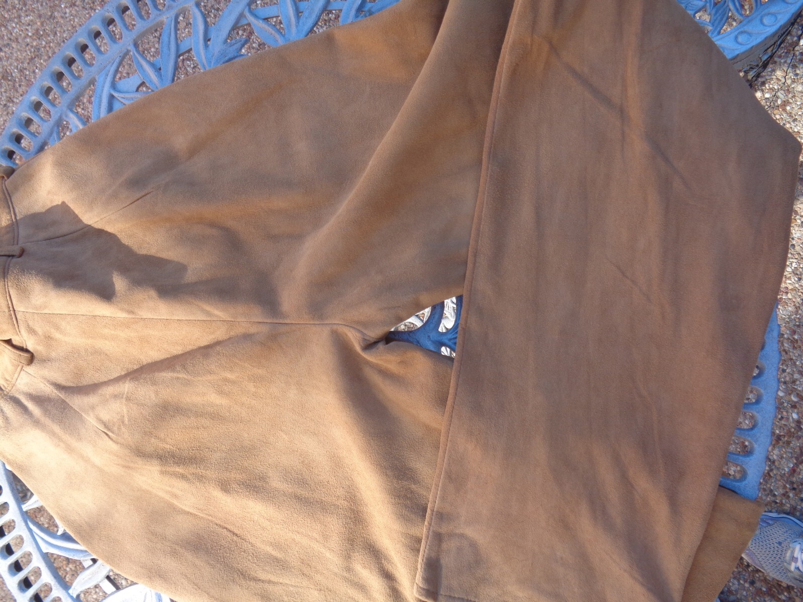 Vintage Vakko Suede Pants Size 6 Made In USA Light Taupe Excellent Condition