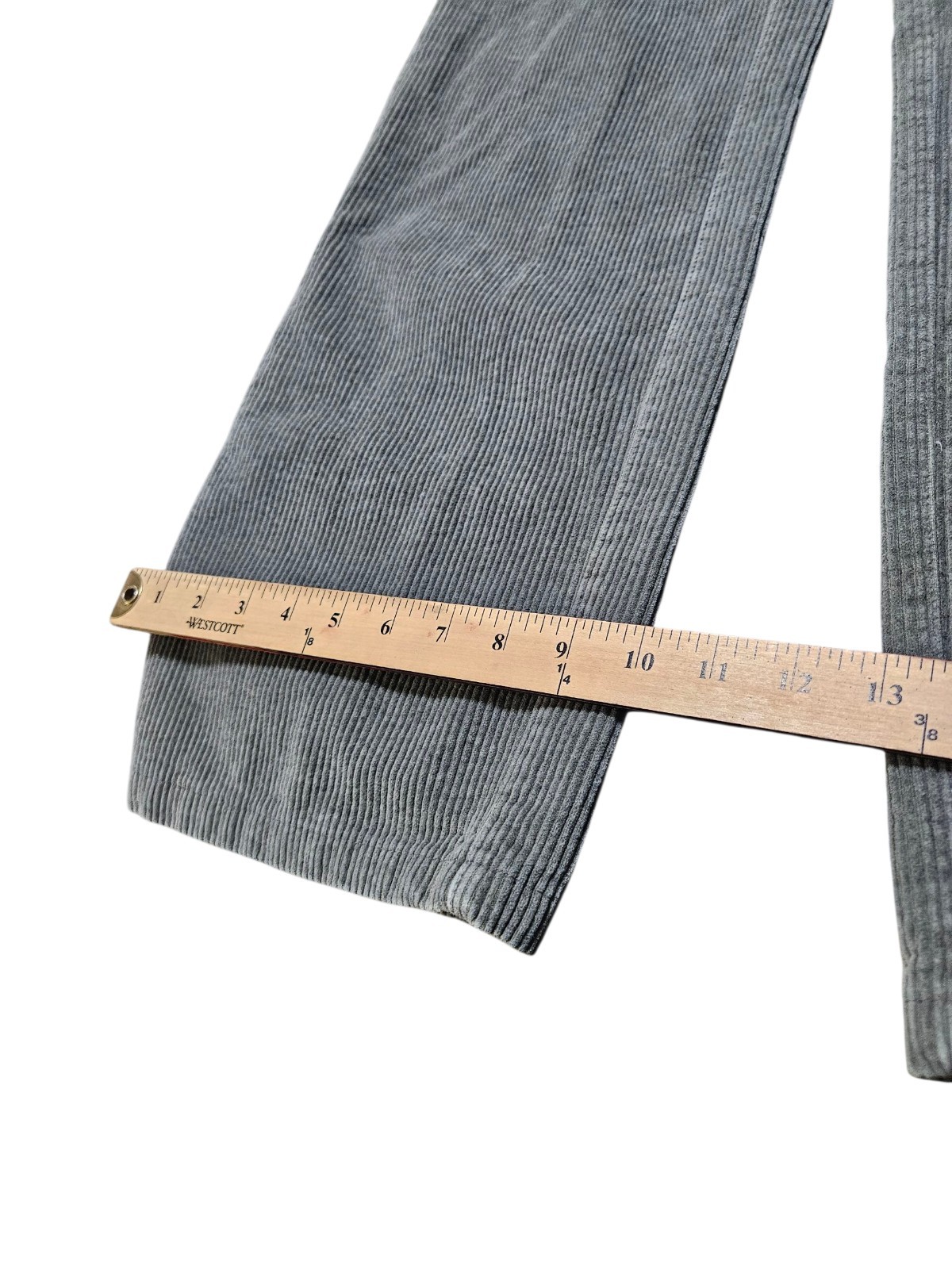 Sculptor Women Corduroy Green Medium High Rise 26in Waist