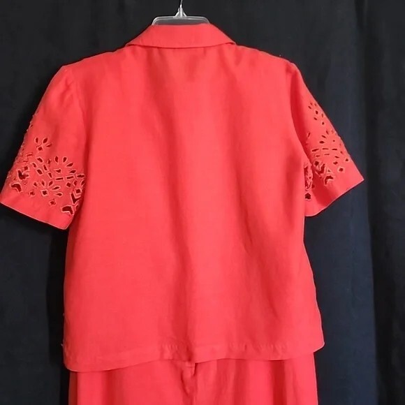 Vintage Sarah Elizabeth Eyelet Dress & Jacket Set