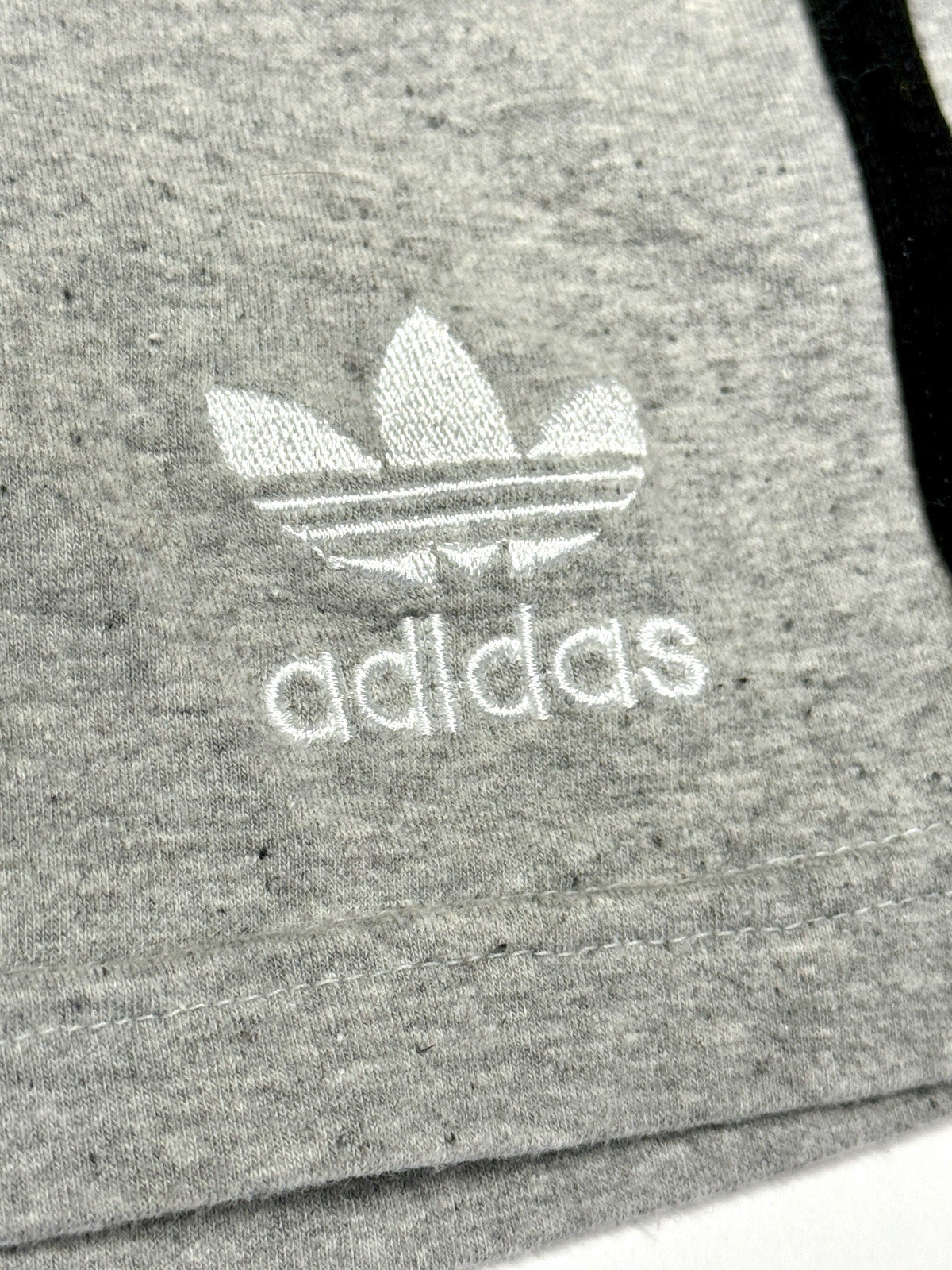 Vintage 90s adidas Originals Women’s Bicycle Shorts Gray 3-Stripe Trefoil M