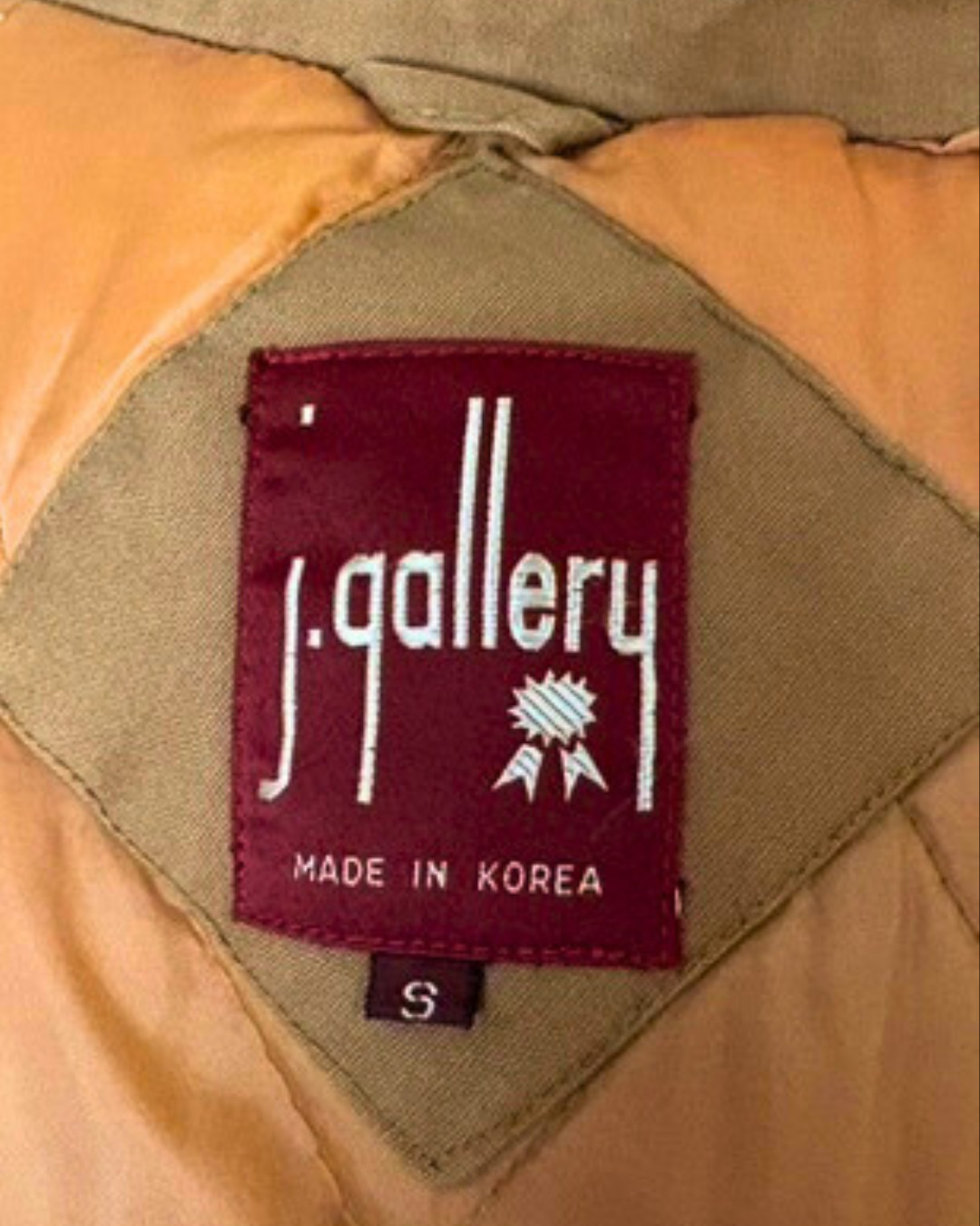 Vintage 80s J Gallery Cropped Bomber Jacket Canvas Corduroy Brown Streetwear S