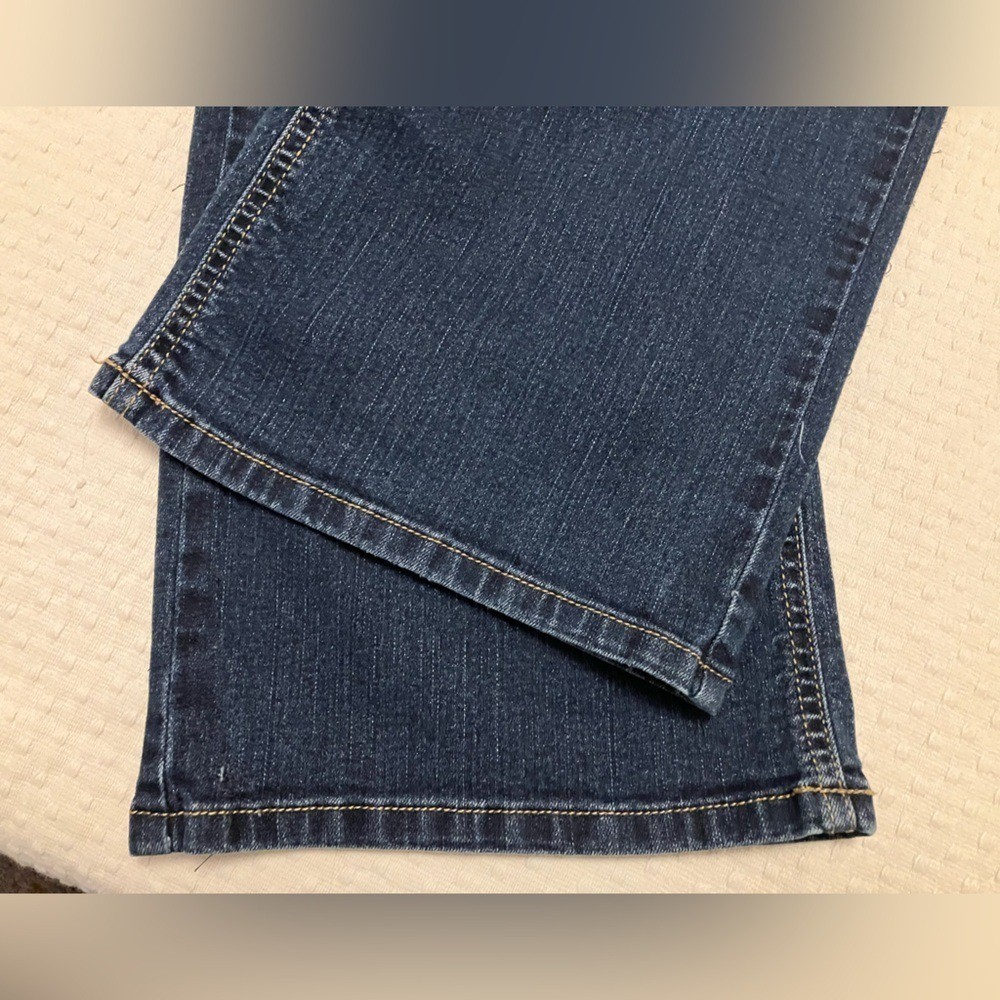 VTG 1981 Ruff Hewn Dark Wash mid rise bootcut jeans Women’s size 12S 5 pocket