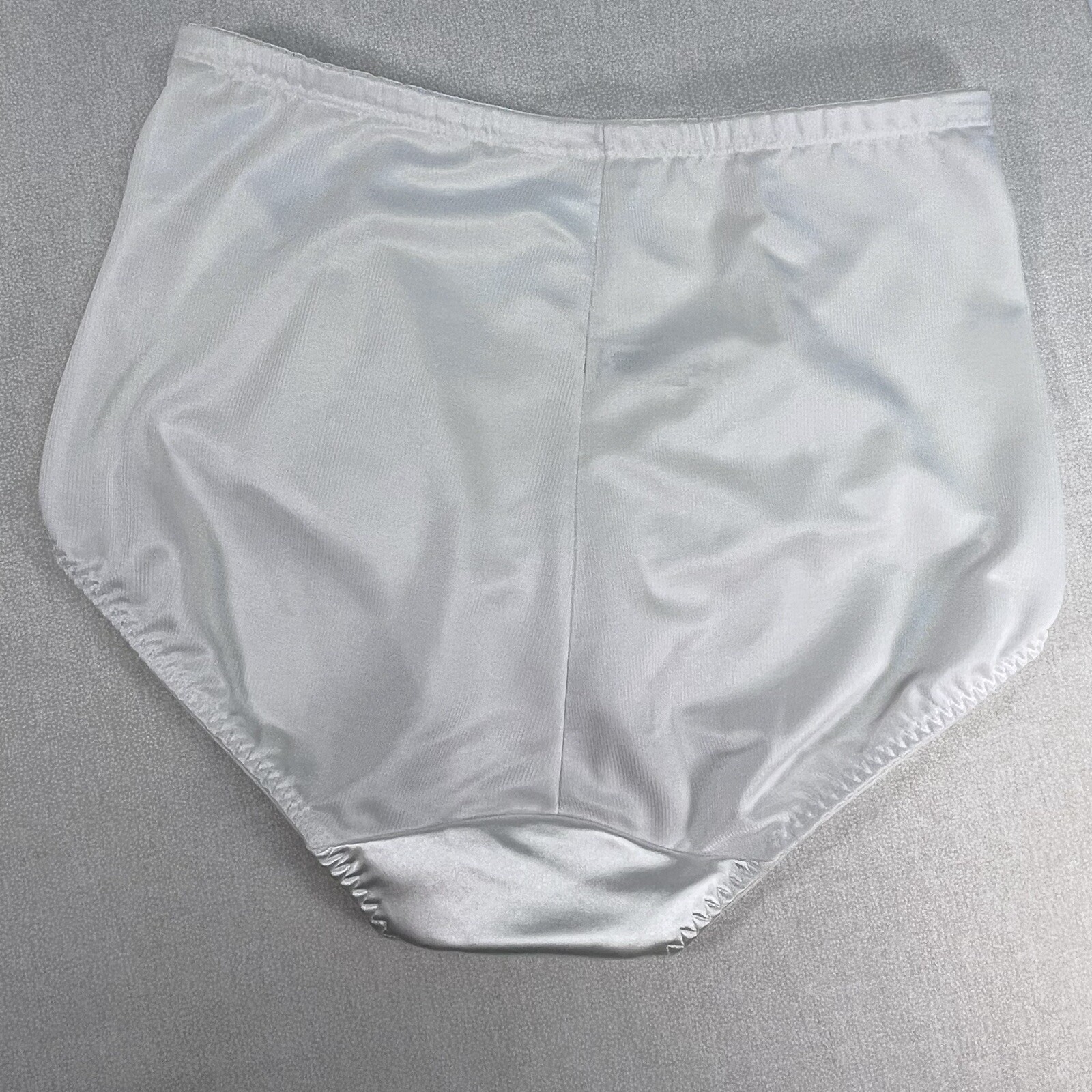 Kathy Ireland White Pantie Girdle w/Satin Front Size XL