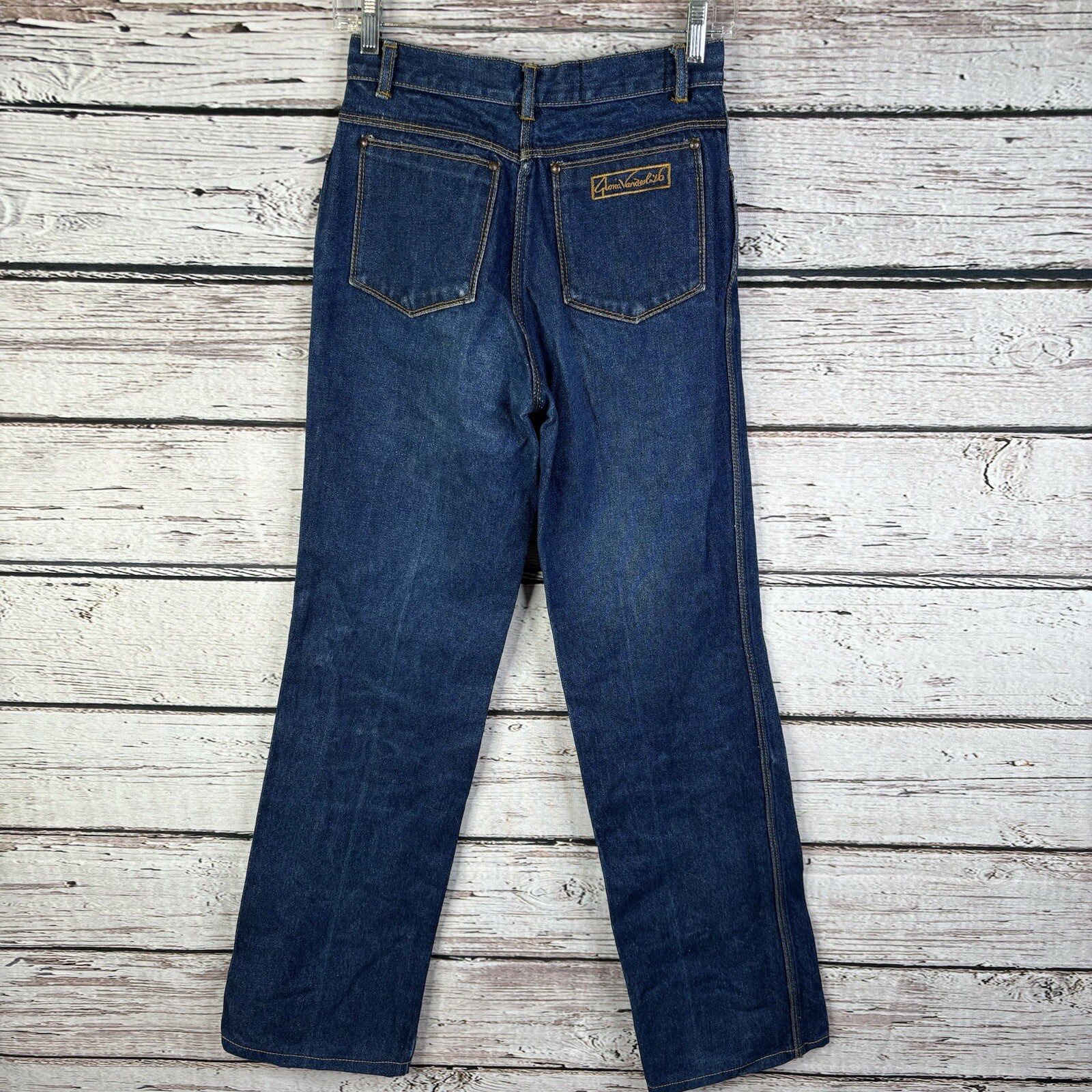Gloria Vanderbilt For Murjani VINTAGE Staight Leg Jeans 8 Fit Small 25” Waist!!