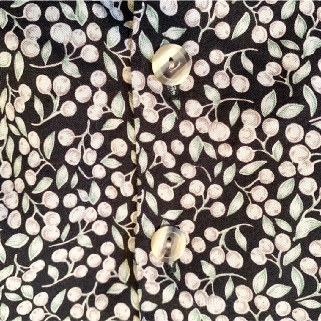 Women’s Vintage 90s Concepts black olive leaves mini skirt Size 3