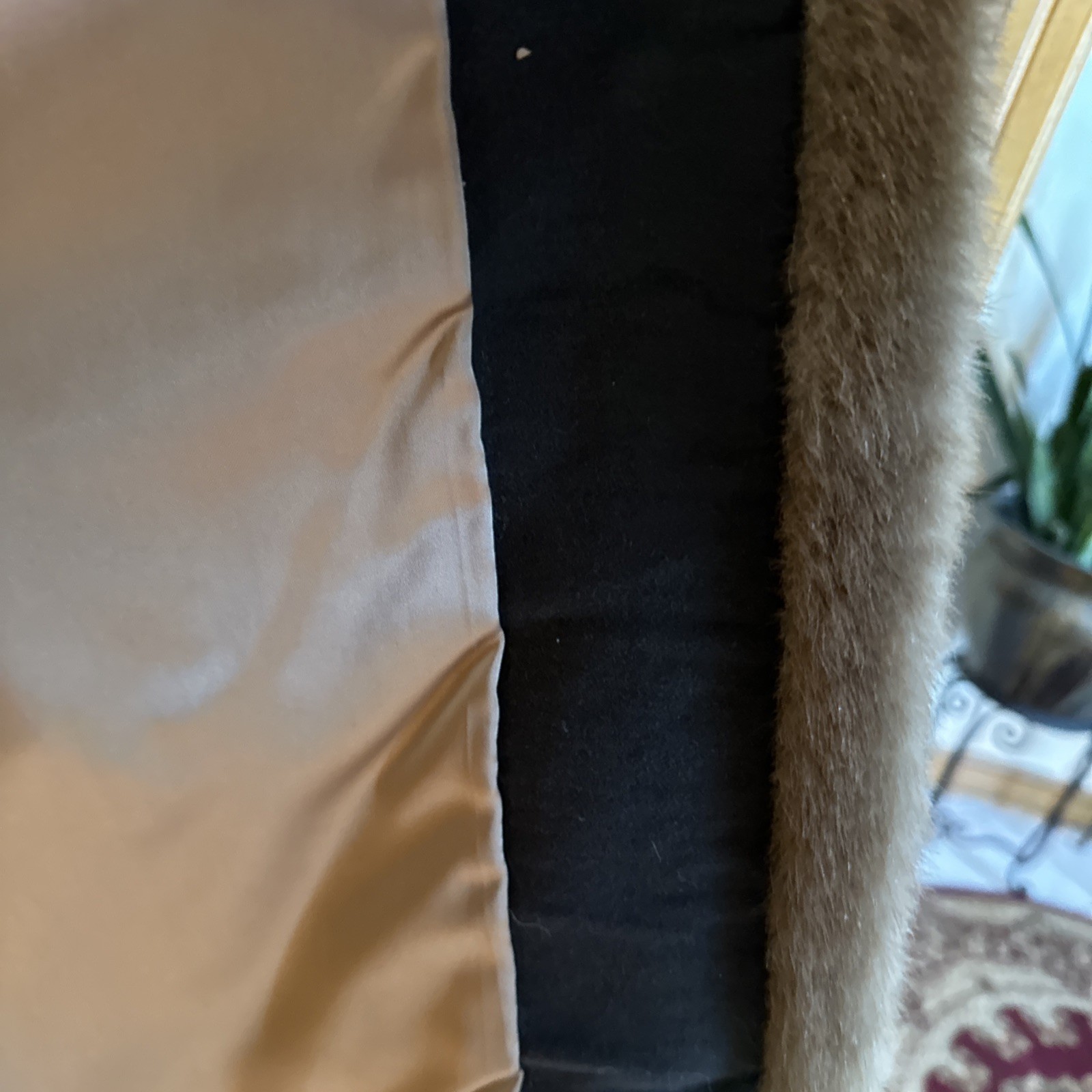 Vintage Grandella Faux Fur Car Coat With Belt. Classic and Elegant. Faux Mink.