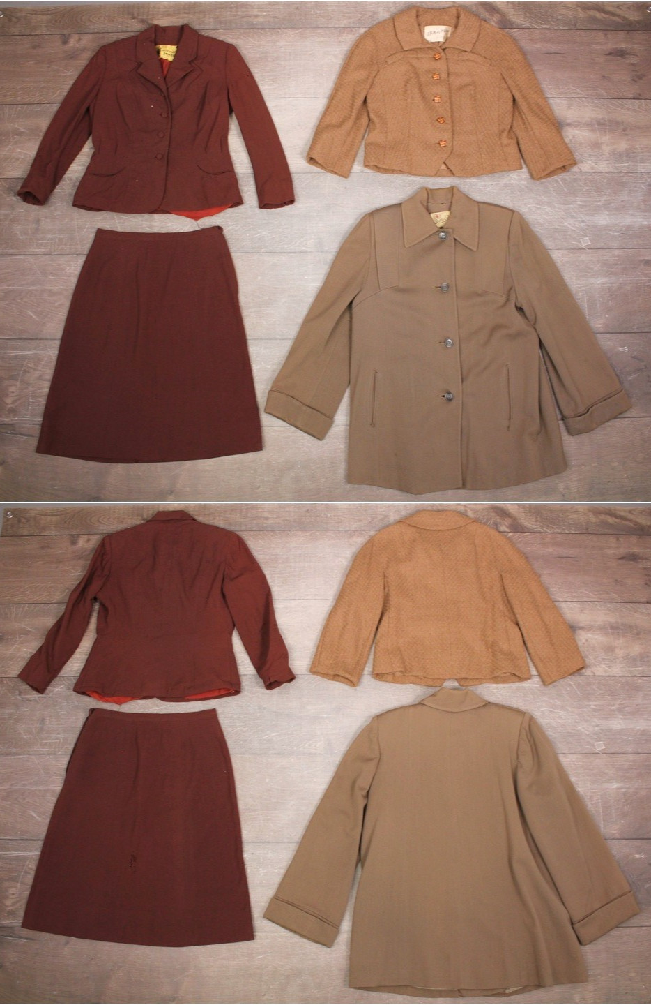 VTG Women’s 40s 50s Lot of 21 *AS IS* Suits & Jackets / Blazers Assorted Sizes