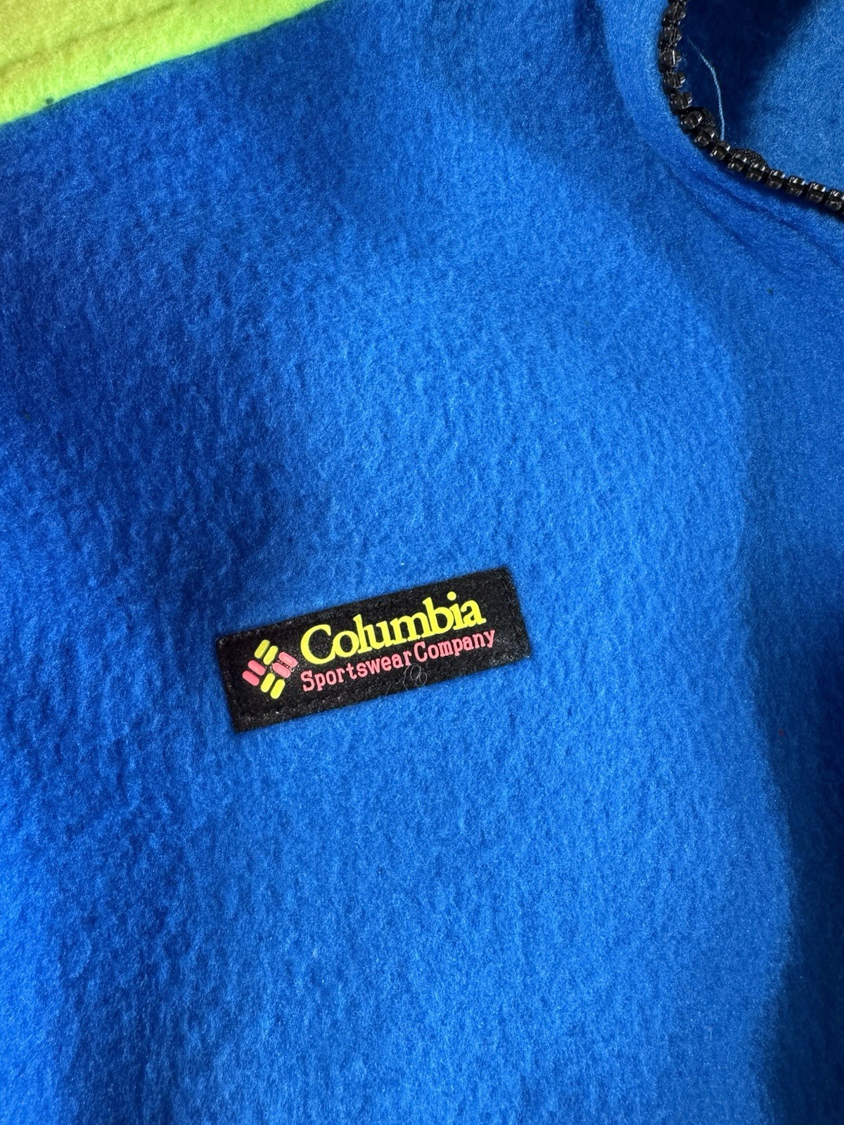 Columbia Sportswear Bugaboo Women’s Jacket S Vintage 1990s Black Pink Blue Neon