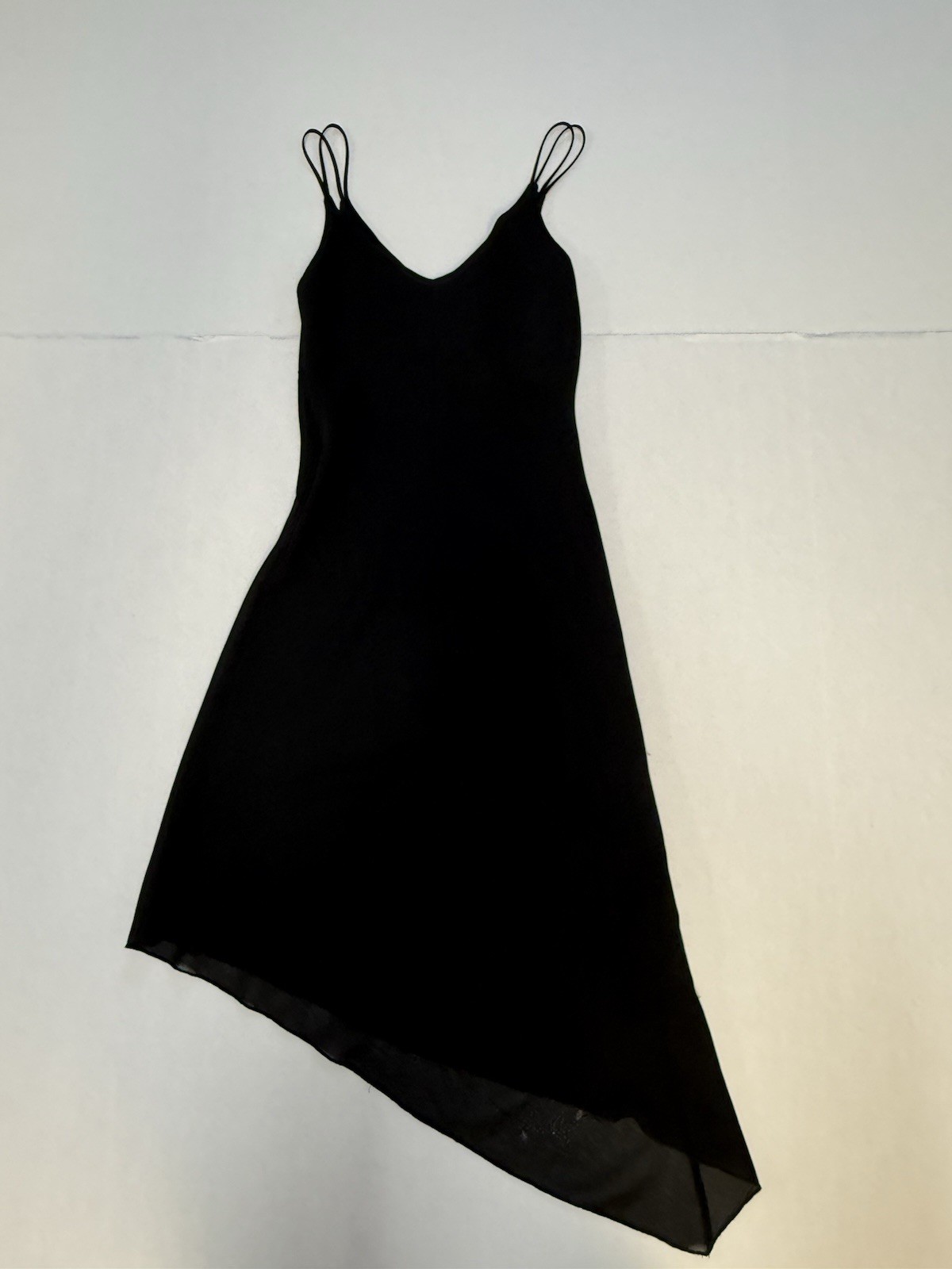 VTG Napoli Slip Dress Fairy Asymmetrical Y2K 90s Grunge Womens Small USA Vintage