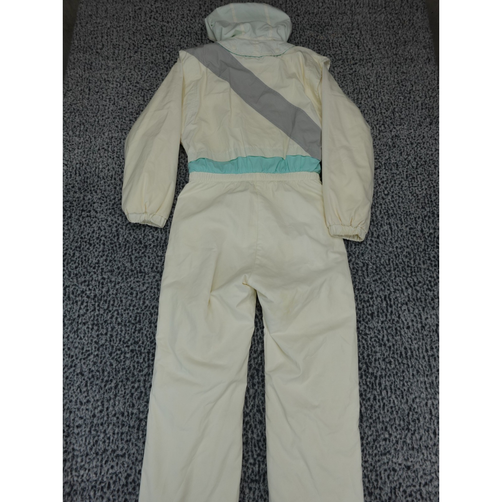 Vintage Obermeyer Sphere Gore-Tex Thinsulate Ski Suit Cream Pastel Womens 8