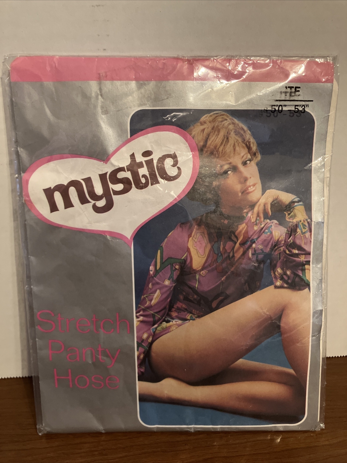 Vintage Mystic Stretch Panty Hose Petite 5’0”-5’3” 90-105 lbs *New Sealed*