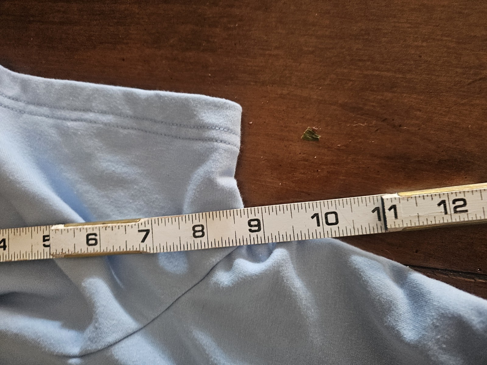 Blair Night Robe Large Blue Zipper Short Sleeve Pockets Vtg