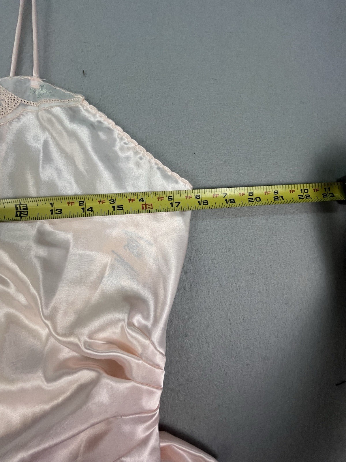 Rare 1970s Val Mode Lingerie Pink High Cut Teddy Cami Sheer Mesh Lace Med Nylon