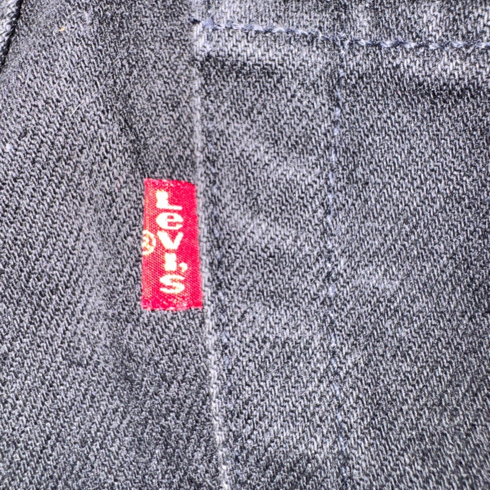 Vintage Levis 550 Relaxed Fit Tapered Leg Black Denim Jeans Womens 13 Med 31×30