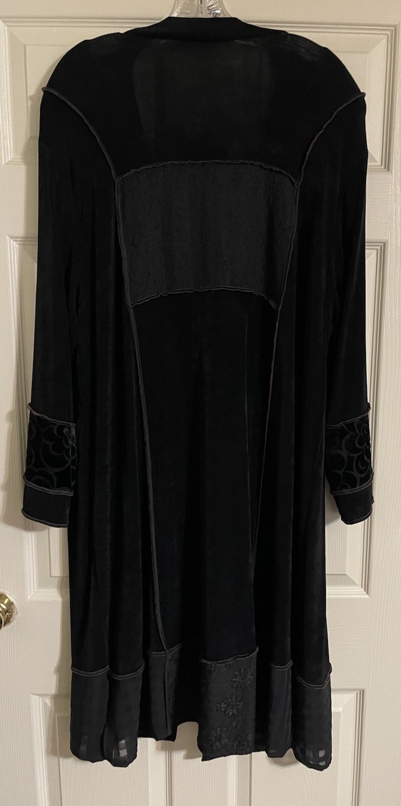 Vtg Lida Caputo by Lauren Pants Set Women’s Plus Size 2X BlackAcetate Lagenlook