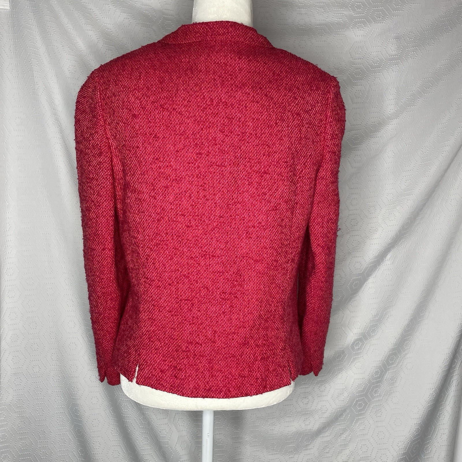 Vintage 60s Jacobson’s by Bardley Pink Tweed Blazer Jacket Boxy