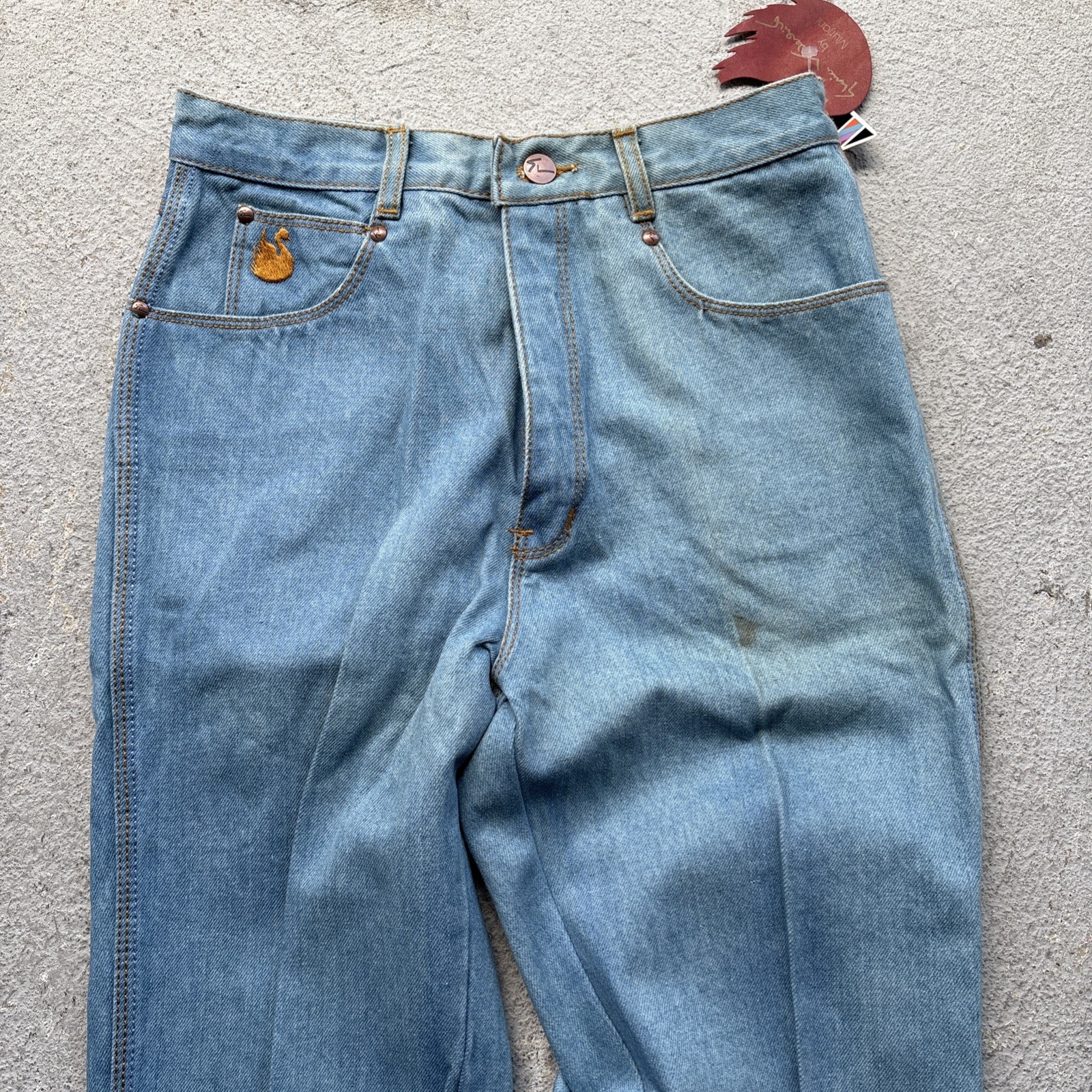 Lot Of 2 70s Deadstock Gloria Vanderbilt Murjani Jeans Womens Denim 10 Vintage