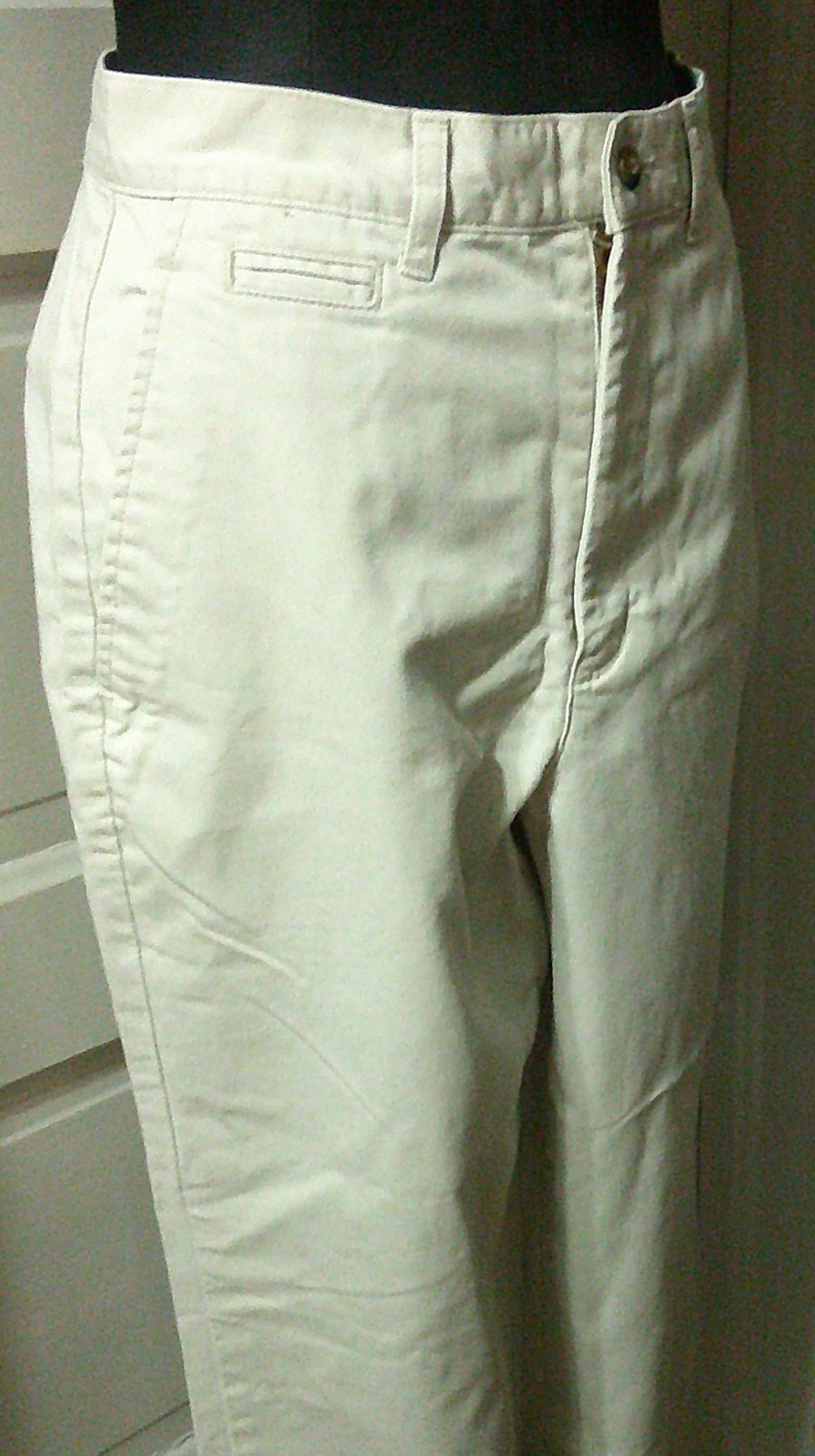 90’s DOCKERS’ Beige Flat Cotton Khaki Pants Slacks Trouser 8 MED