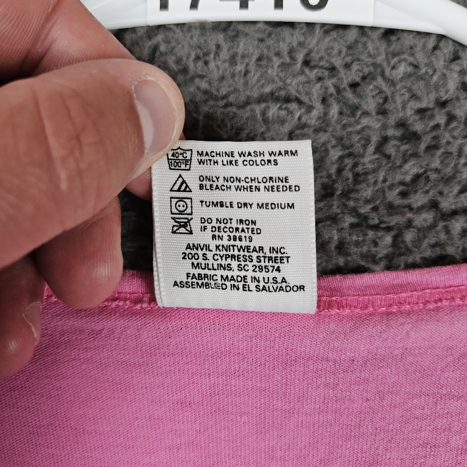 VTG Sleepless in Seattle Movie Pink Promo One Size Sleep Shirt Made in USA