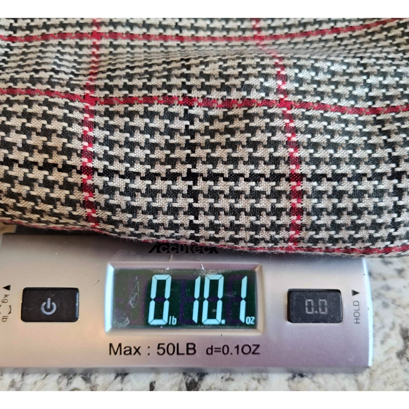 1950s Pendleton Shorts Women 12 Black White Red Houndstooth Plaid Pleated Rayon