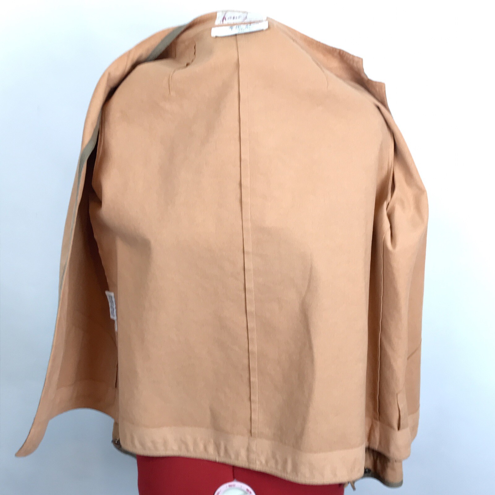 Vintage Retro 70s Mollie Parnis Ultra Suede Jacket Skinner Carmel Brown MEDIUM